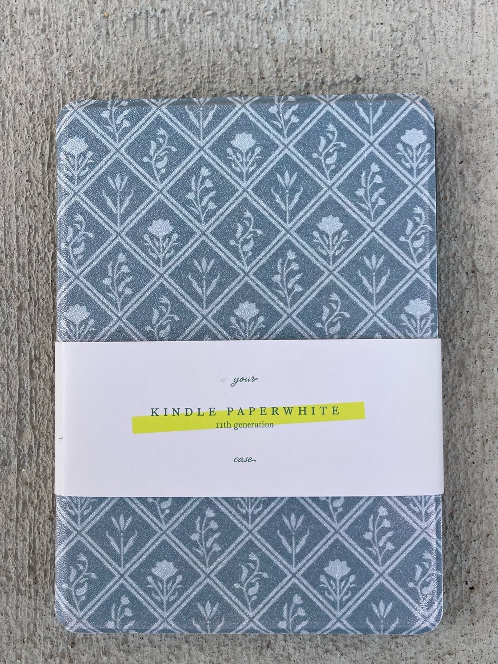Page The Shop Kindle Paperwhite 11th Generation Cover Case Green Floral Reader